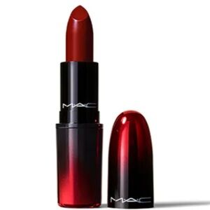 MAC E for Effortless. Love me limited edition lipstick.  Swatched once